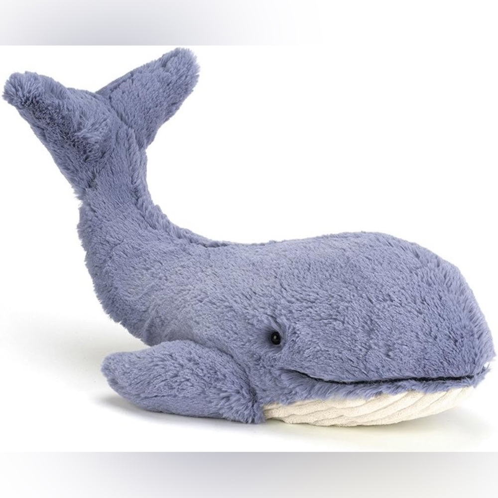 Jellycat Wowser Wilbur Whale Stuffed Animal 17 inches